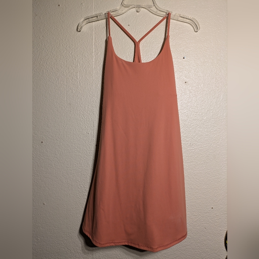 Peach Sleeveless Dress Skorts Size Small